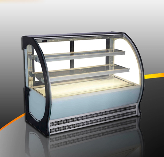 refrigerated display case for bread